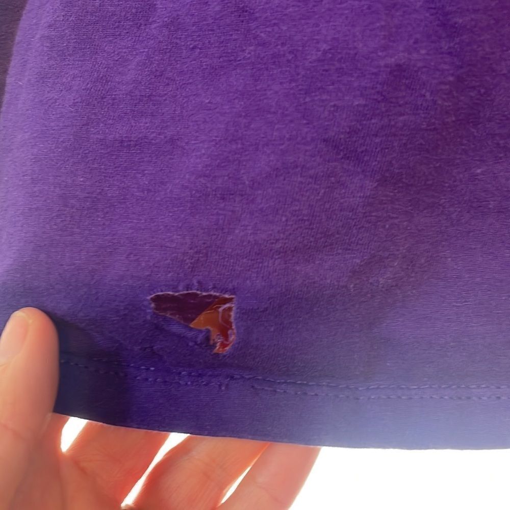 GIRLS purple cute horse shirt - Picture 5 of 7